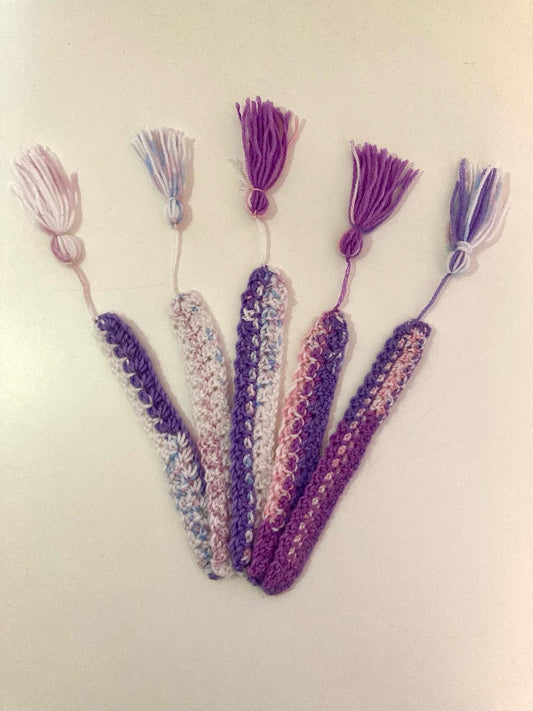 Multi-Colored Bookmark with Tassel