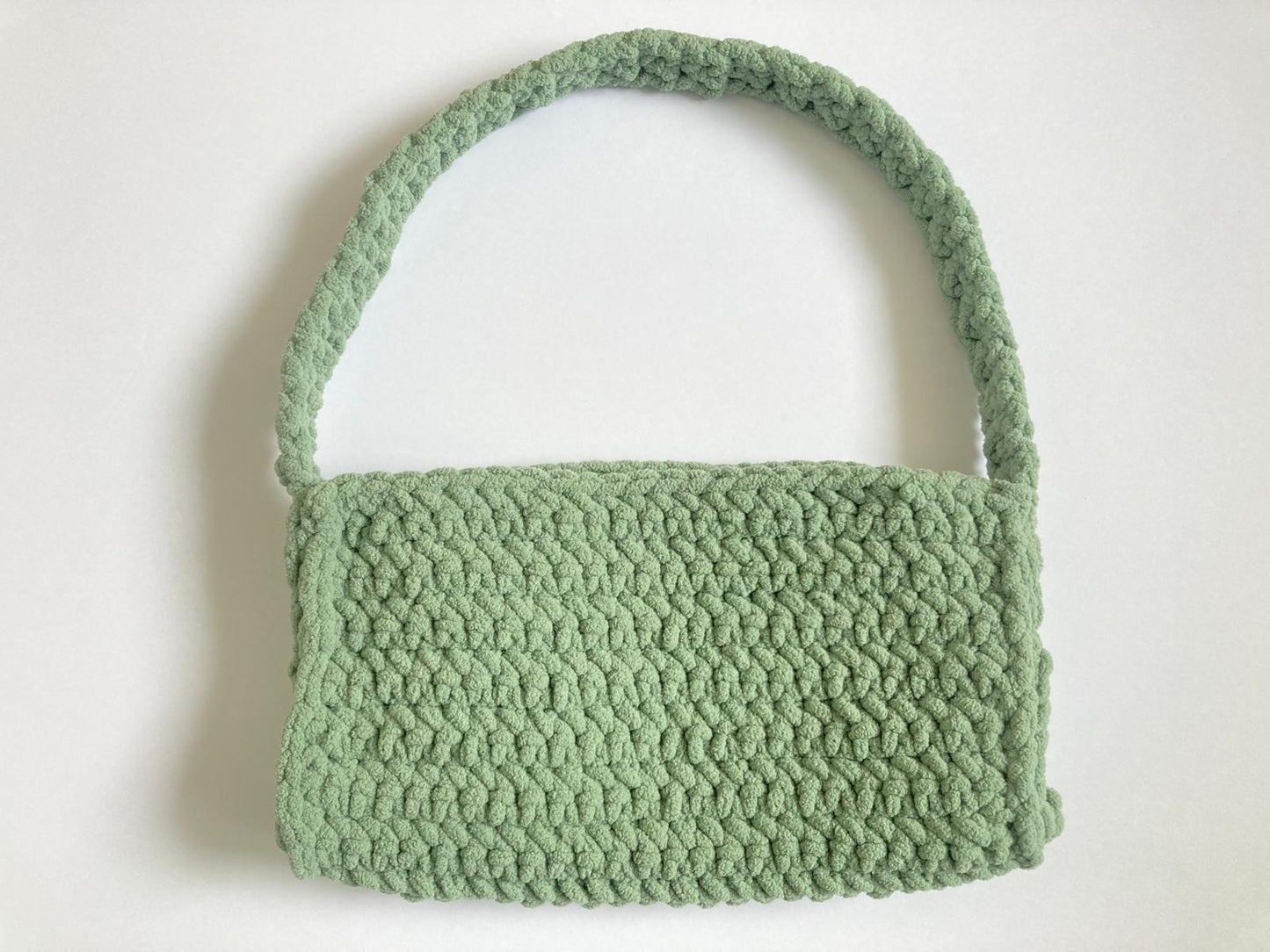 Handmade Crochet Baguette Purse