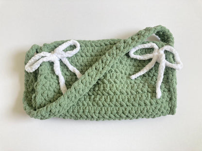 Handmade Crochet Baguette Purse